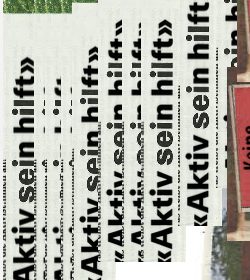 repeated headline Aktiv sein hilft