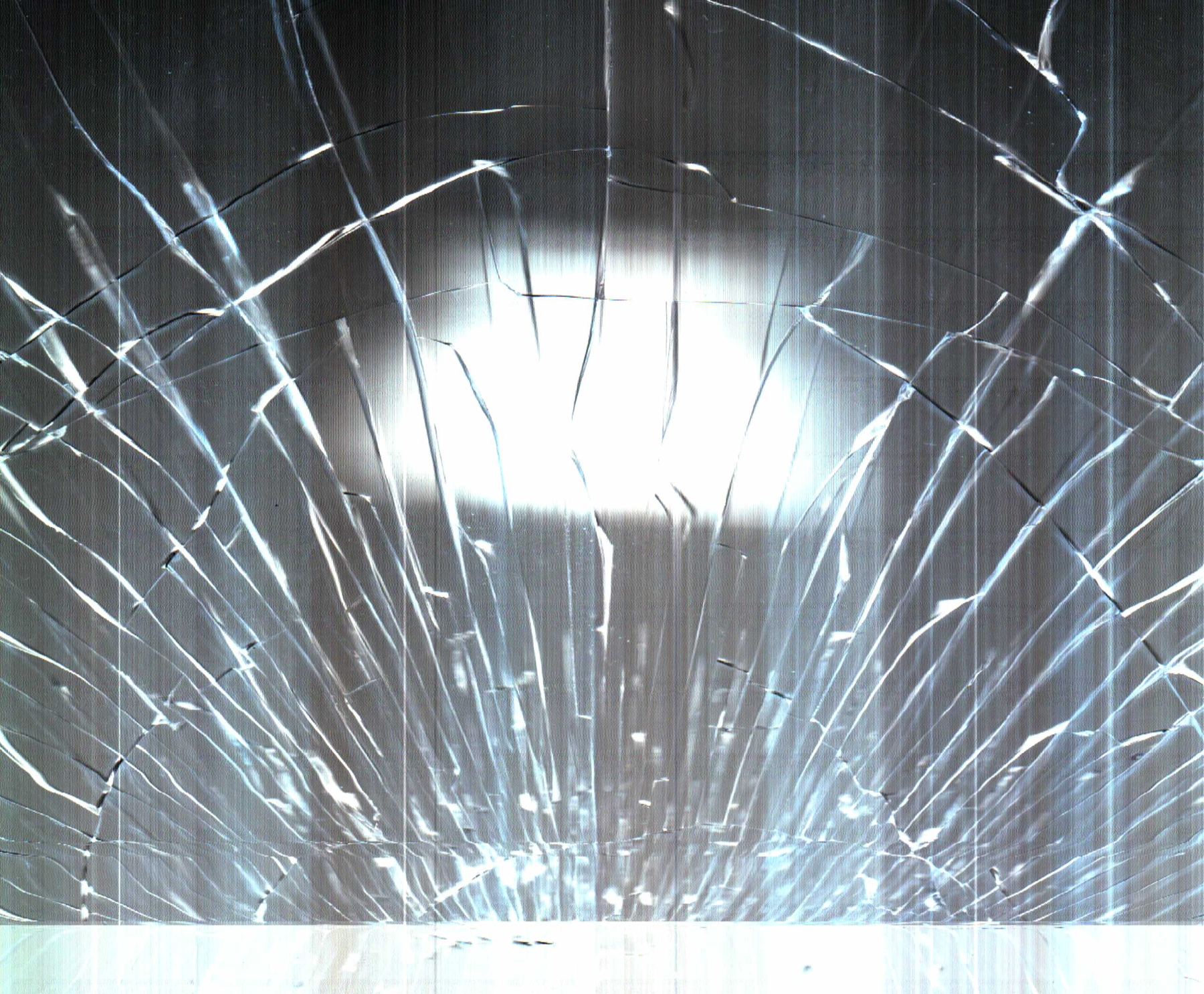 scan of cracked glass